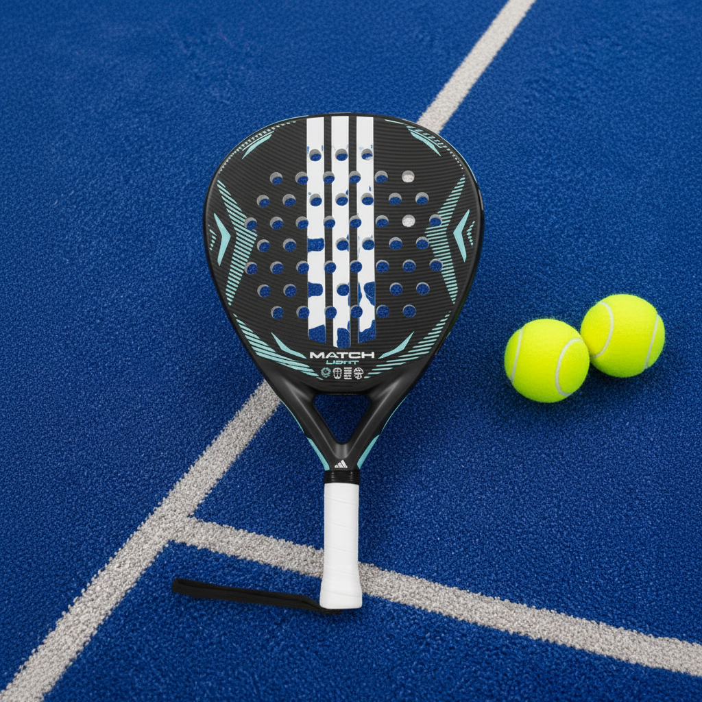 Adidas Match flat lay