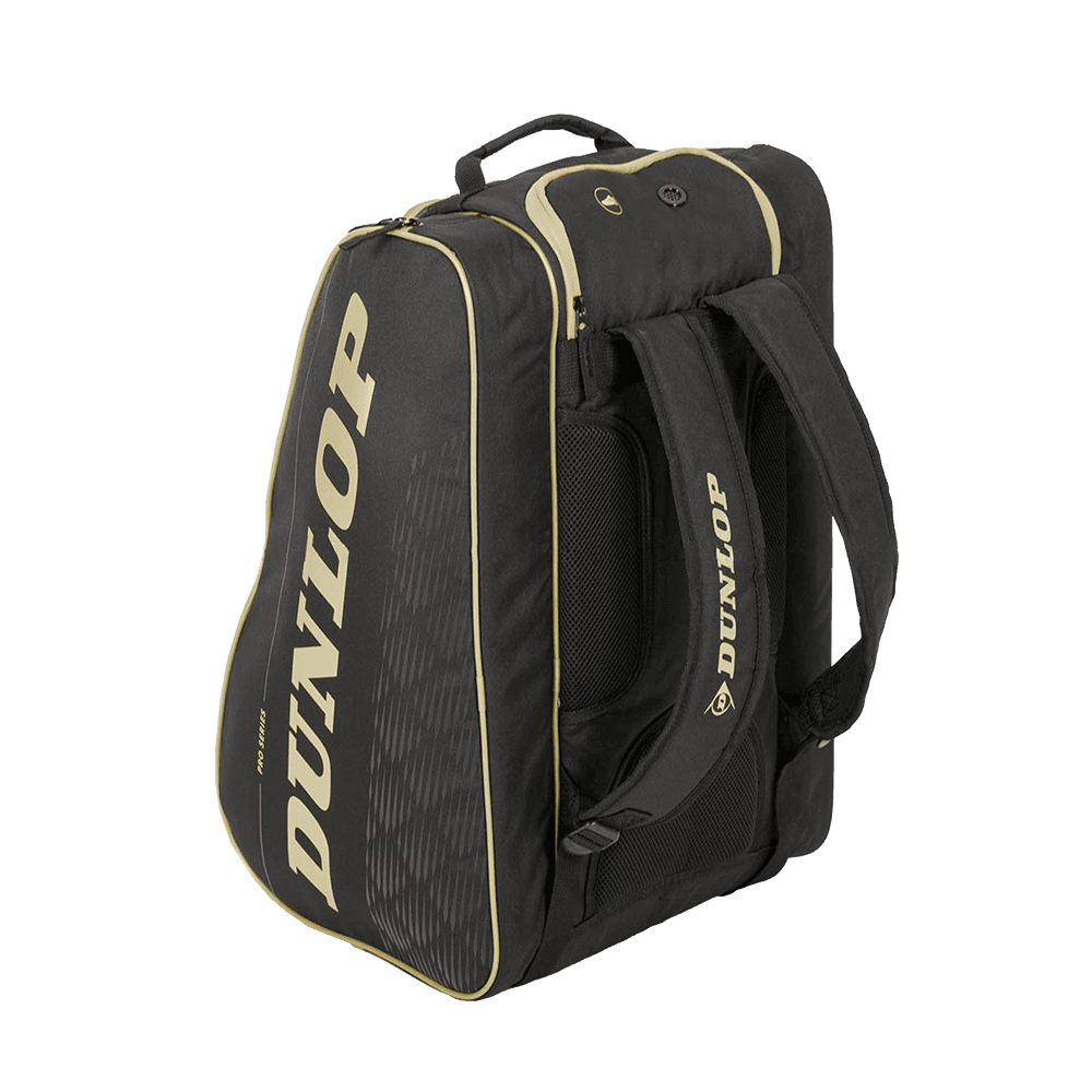 Bolso Paletero Dunlop Pro Series Negro-Dorado