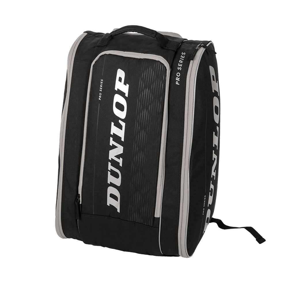 Bolso Paletero Dunlop Pro Series Negro-Plata