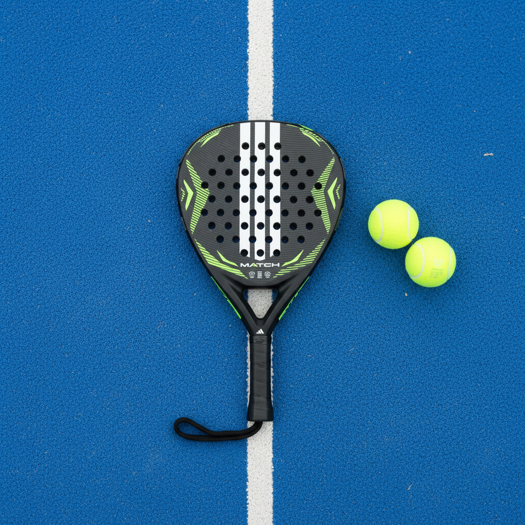 Adidas Match Verde flat lay