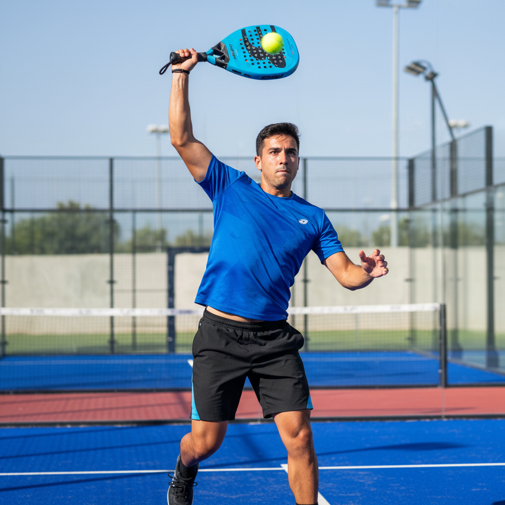 Bullpadel Vertex 05 26 Celeste - en uso