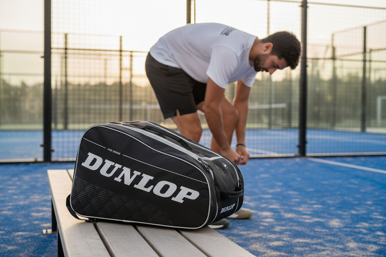Dunlop Pro Series Negro-Plata regenerado