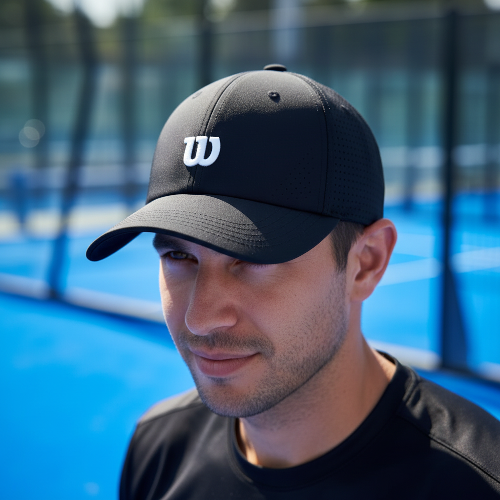 Gorra Wilson Negro close-up