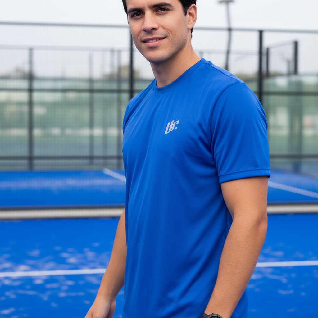 Remera Azul Claro close-up