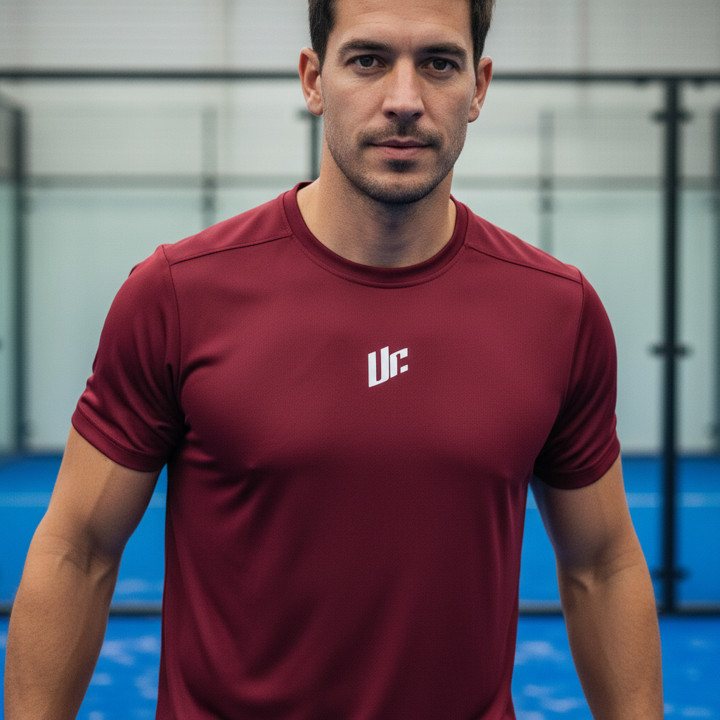 Remera Bordo close-up
