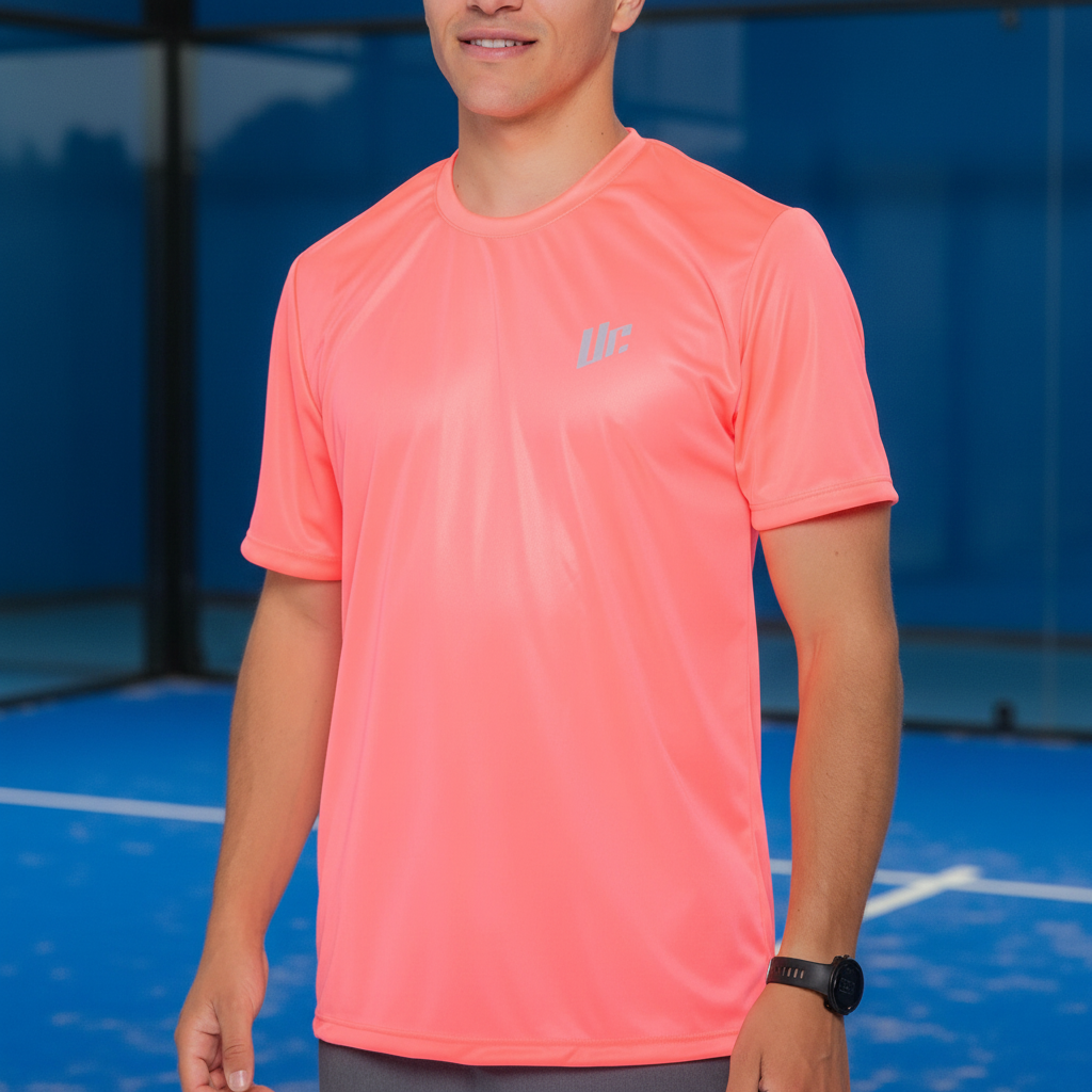 Remera Salmon close-up