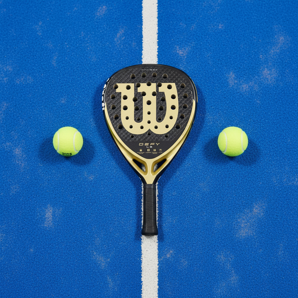 Wilson Defy flat lay